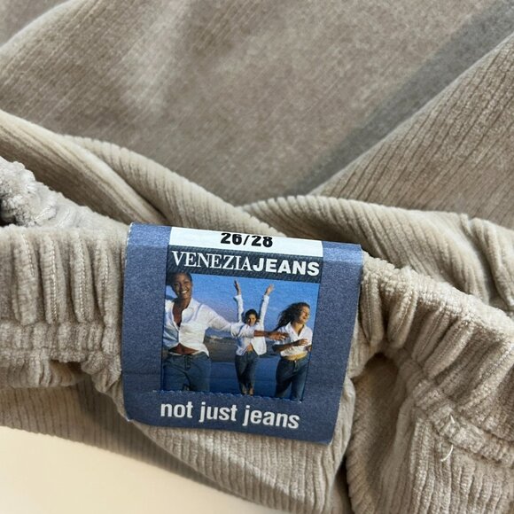 Venezia Jeans Womens Khaki Colored Stretch Straight Legged Sweatpants Size 26/28 - Picture 4 of 9